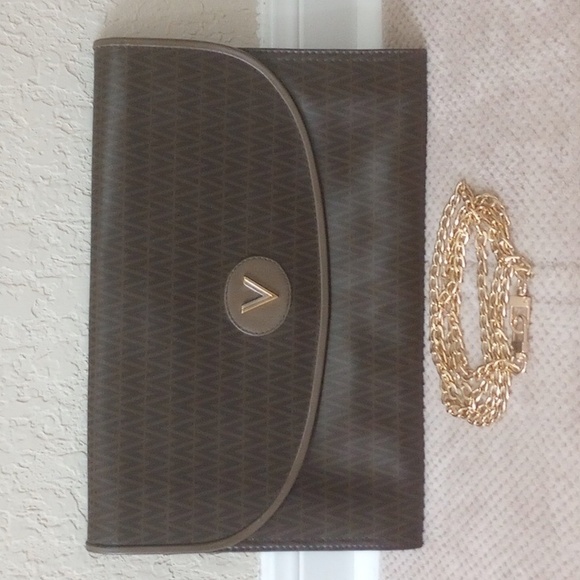 MARIO VALENTINO LEATHER & PVC CLUTCH - Picture 13 of 13